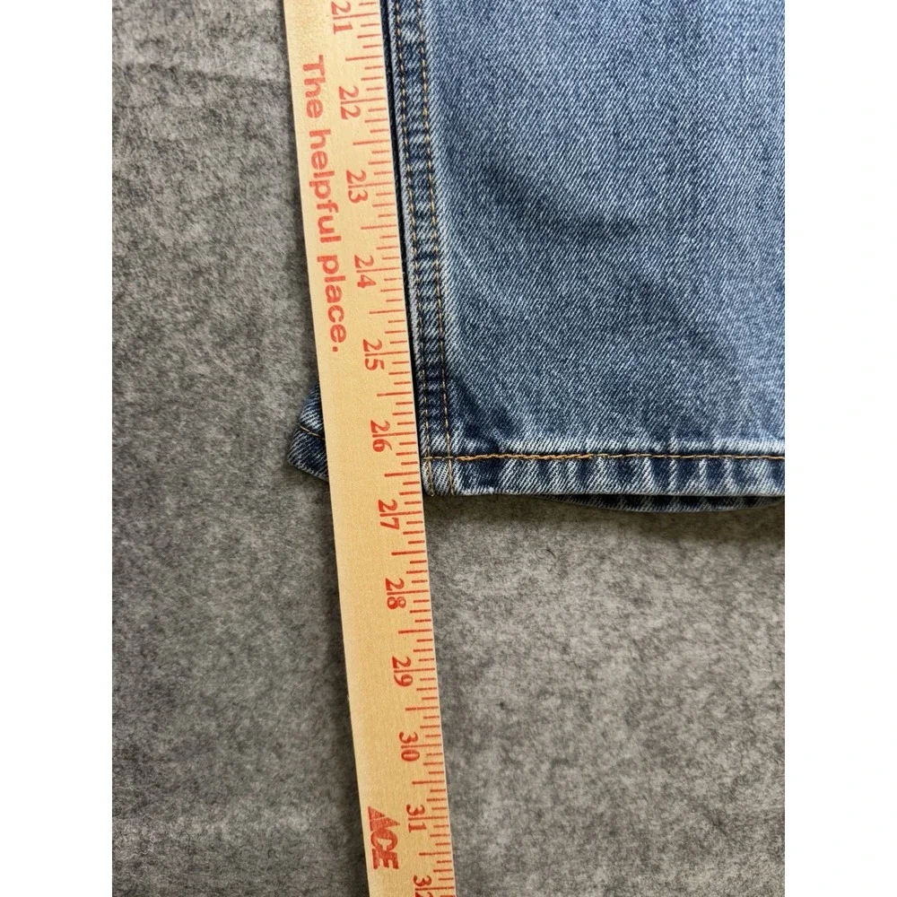 Levi's 505 Men's Jeans 38x29 Regular Fit Straight Leg Medium Wash Blue Denim